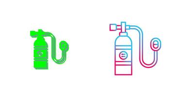 Oxygen Tank Icon Design vector