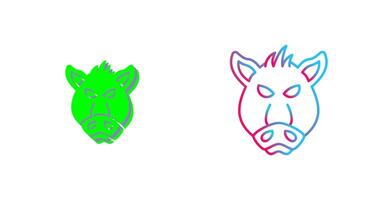 Pig Icon Design vector