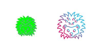 Hedgehog Icon Design vector