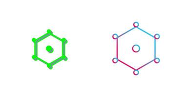 Unique Nodes Icon Design vector