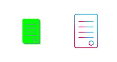 Unique Reports Icon Design vector