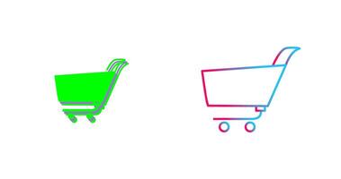 Unique Shopping Cart Icon Design vector