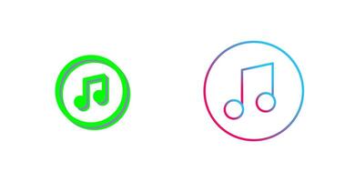 Music Player Icon Design vector