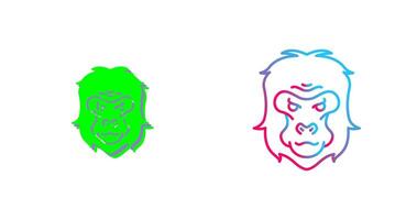 Gorilla Icon Design vector