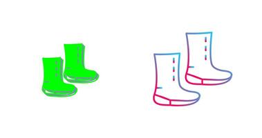 único botas icono diseño vector