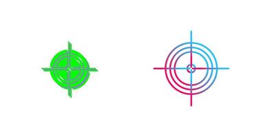 Unique Target Icon Design vector