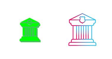 Courthouse Icon Design vector