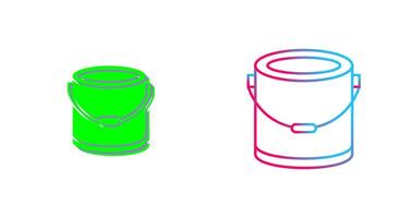 Paint Bucket Icon Design vector