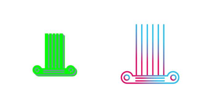 Column Icon Design vector