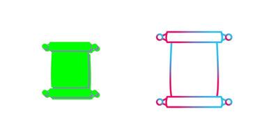 Scroll of Paper Icon Design vector