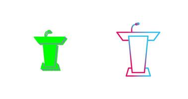 Podium Icon Design vector
