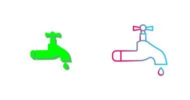 Water Tap Icon Design vector