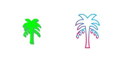 Coconut trees Icon Design vector