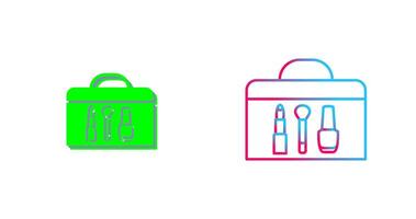 productos cosméticos caja icono diseño vector