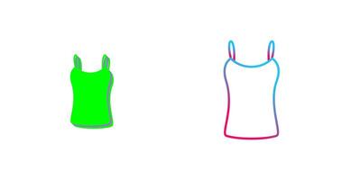 Ladies Vest Icon Design vector