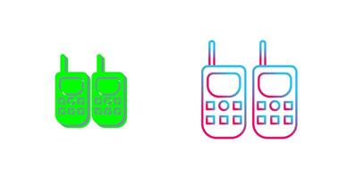 walkie película sonora icono diseño vector