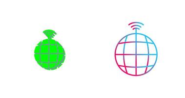 Global Signals Icon Design vector