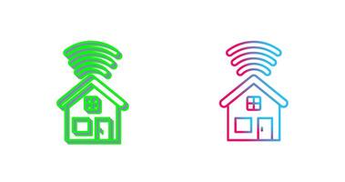 Smart House Icon Design vector