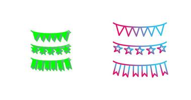 Garlands Icon Design vector