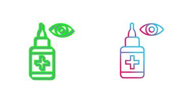 Eye Drop Icon Design vector