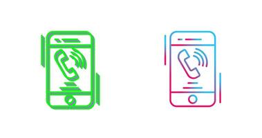 Incoming Call Icon Design vector