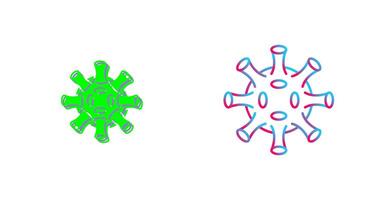Virus Icon Design vector