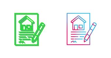Contract Icon Design vector