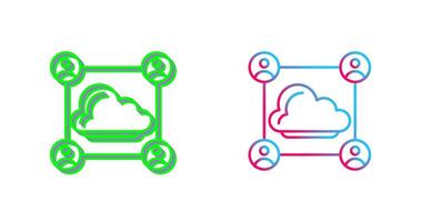 Network Icon Design vector