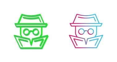 Hacker Icon Design vector