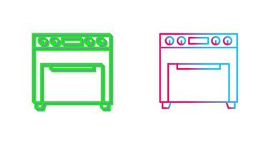 Oven Icon Design vector