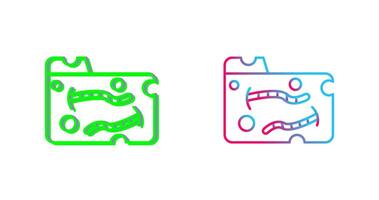 Worm Icon Design vector