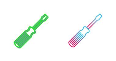 Screw driver Icon Design vector