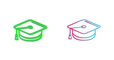 Mortarboard Icon Design vector