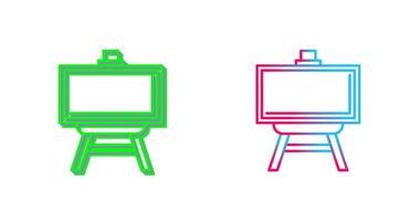 Easel Icon Design vector