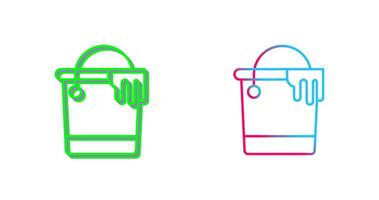 Paint Bucket Icon Design vector