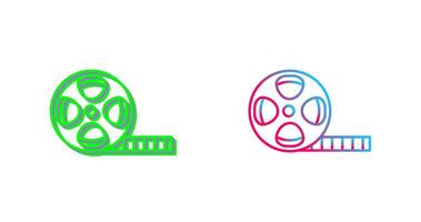 Film Reel Icon Design vector