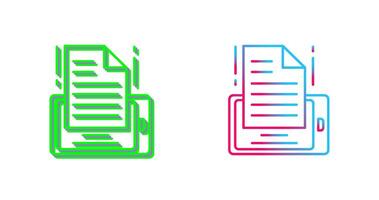 Test Icon Design vector