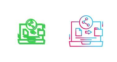 File Share Icon Design vector