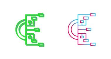 Flowchart Icon Design vector