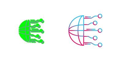 Network Icon Design vector