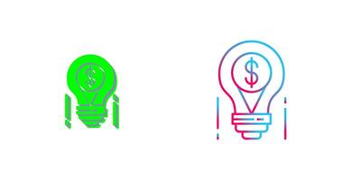 Light Bulb Icon Design vector