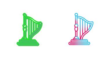 Harp Icon Design vector