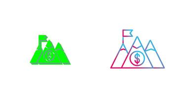 Mountain Icon Design vector