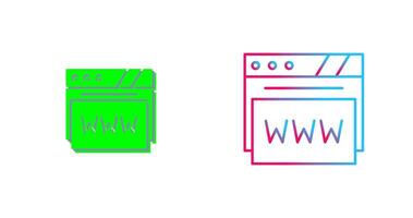 Web Browser Icon Design vector