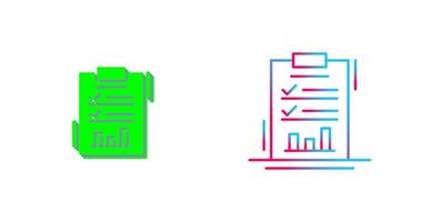 Report List Icon Design vector