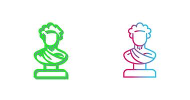 Statue Icon Design vector