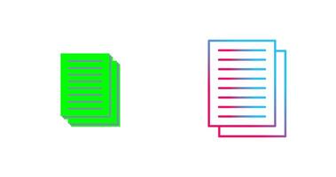 Document Icon Design vector