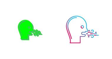 Bad Breath Icon Design vector
