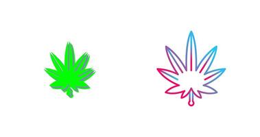 Weed Icon Design vector