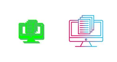Document Icon Design vector